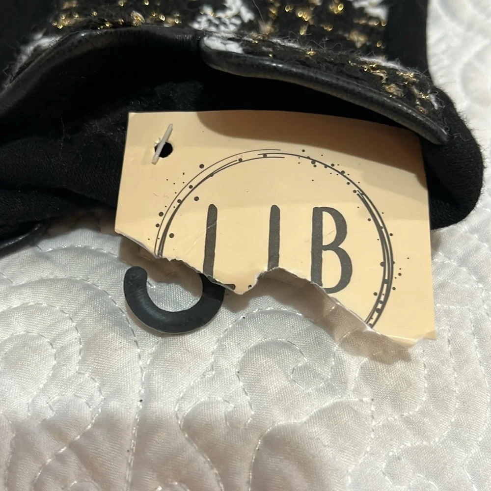 N/A plaid lurex